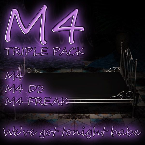 M4 We've Got Tonight babe Triple Pack for Michael 4.0, David 3.0 & the Freak